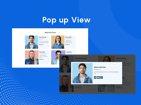 Pop-up View