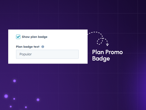 Plan Promo Badge (Popular / Recommended / Best Value)