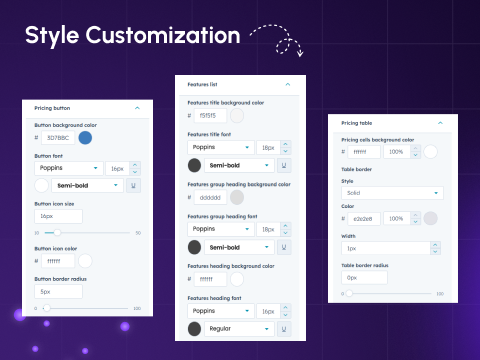 Styling & Customization