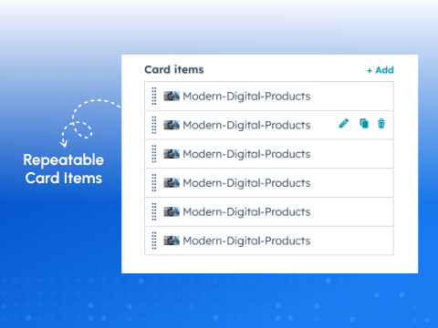 Reusable Card Structure
